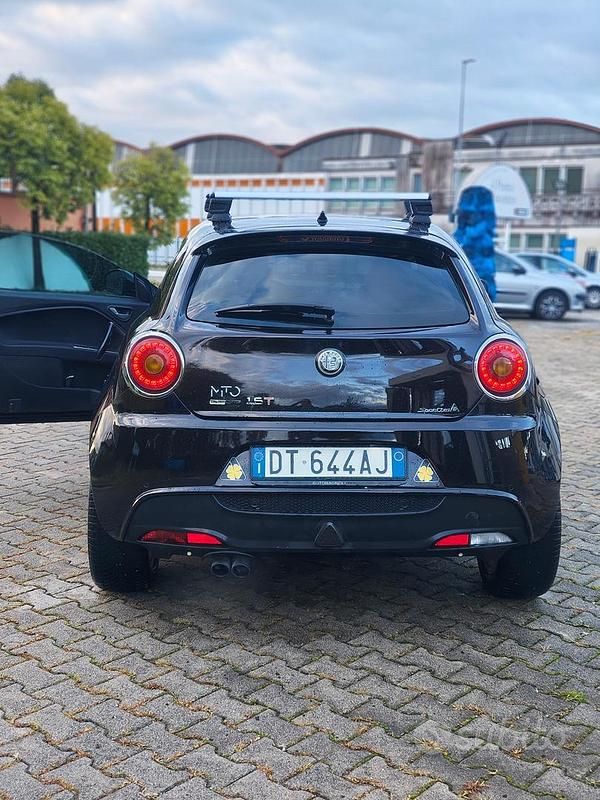 Usata Alfa Romeo MiTo Distinctive 155 CV (114 kW) 2009 Nero Utilitaria
