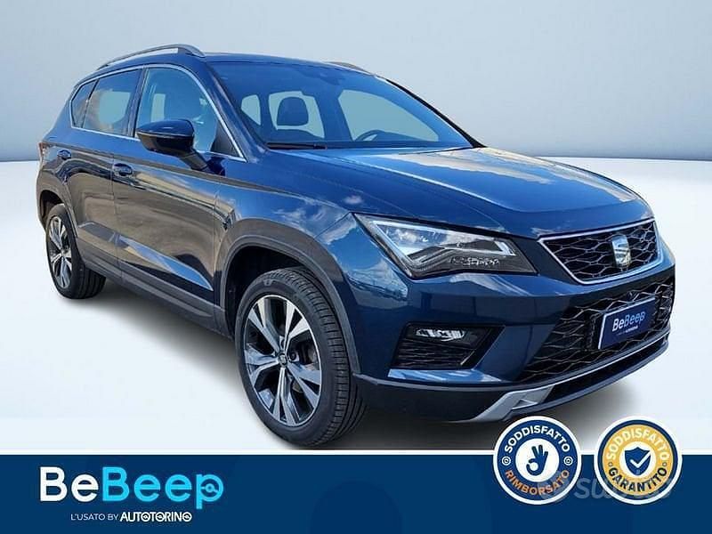 Usata Seat Ateca XCELLENCE 150 CV (110 kW) 2019 Blu metallizzato SUV