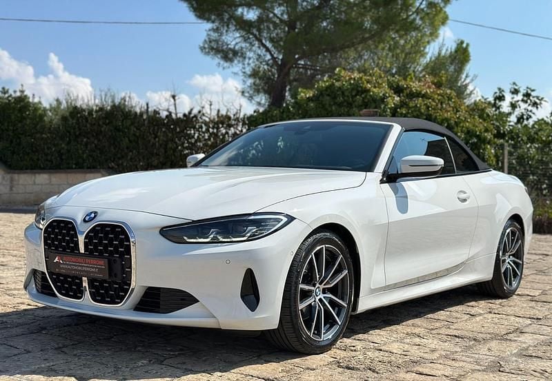 Usata BMW 420 Cabriolet Sport Line 184 CV (135 kW) 2023 Bianco Cabrio