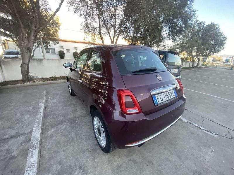 Usata Fiat 500 Lounge 95 CV (69 kW) 2017 Marrone Utilitaria