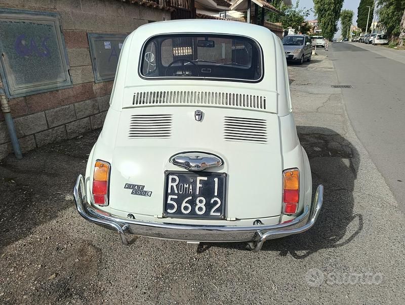 Usata Fiat 500 1970 Bianco Utilitaria