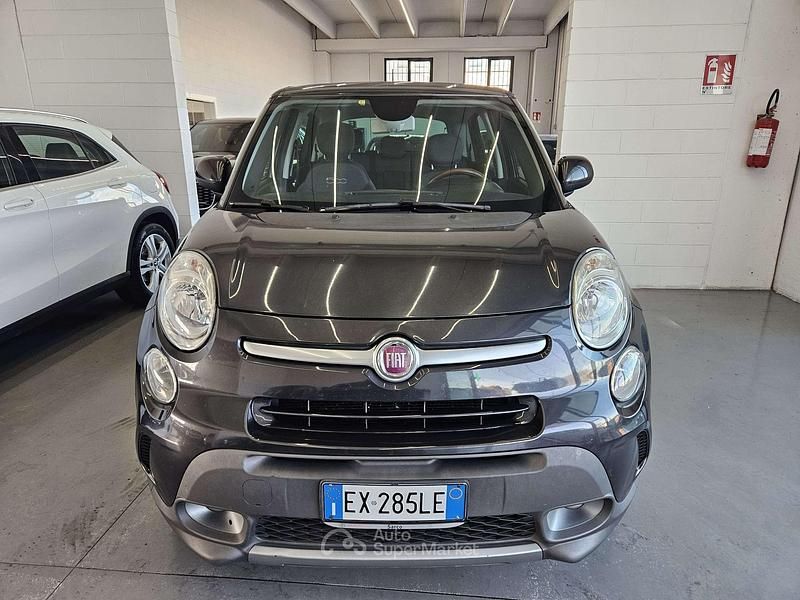 Usata Fiat 500L Living 84 CV (61 kW) 2015 Grigio scuro Monovolume