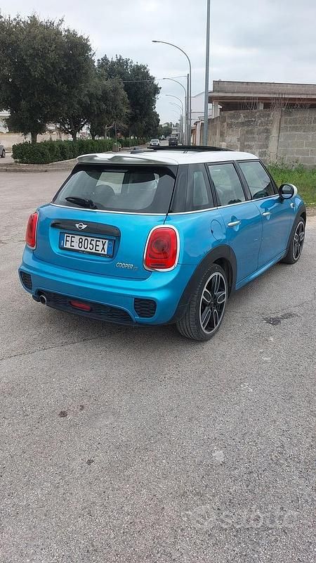 Usata Mini Cooper 116 CV (85 kW) 2016 Blu Utilitaria