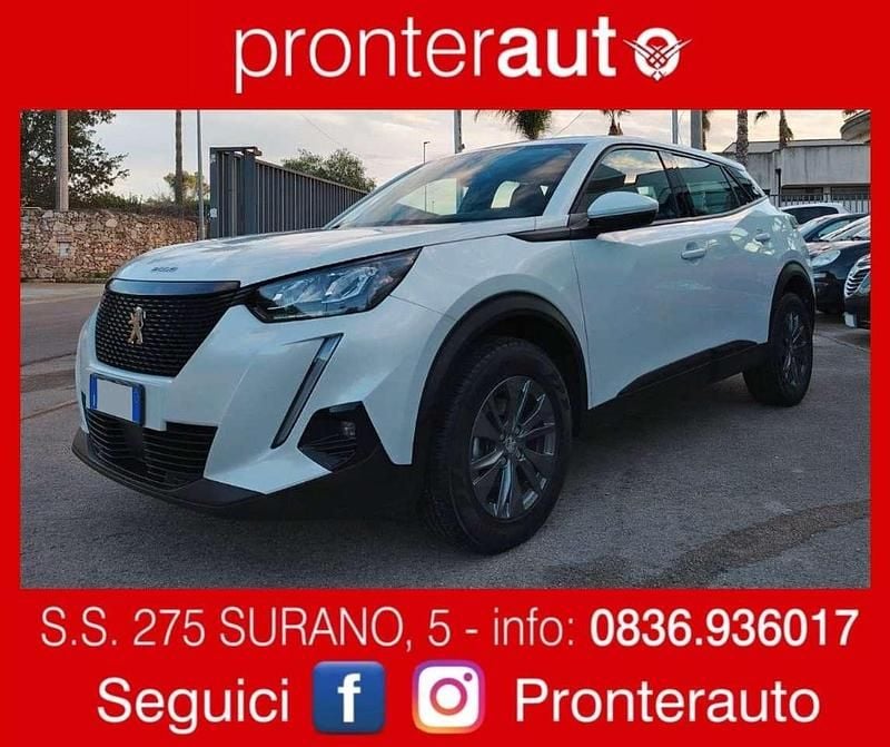 Bianco Usata 2021 Peugeot 2008 Active SUV | 15.990 € (Buon prezzo) - Immagine 1/4