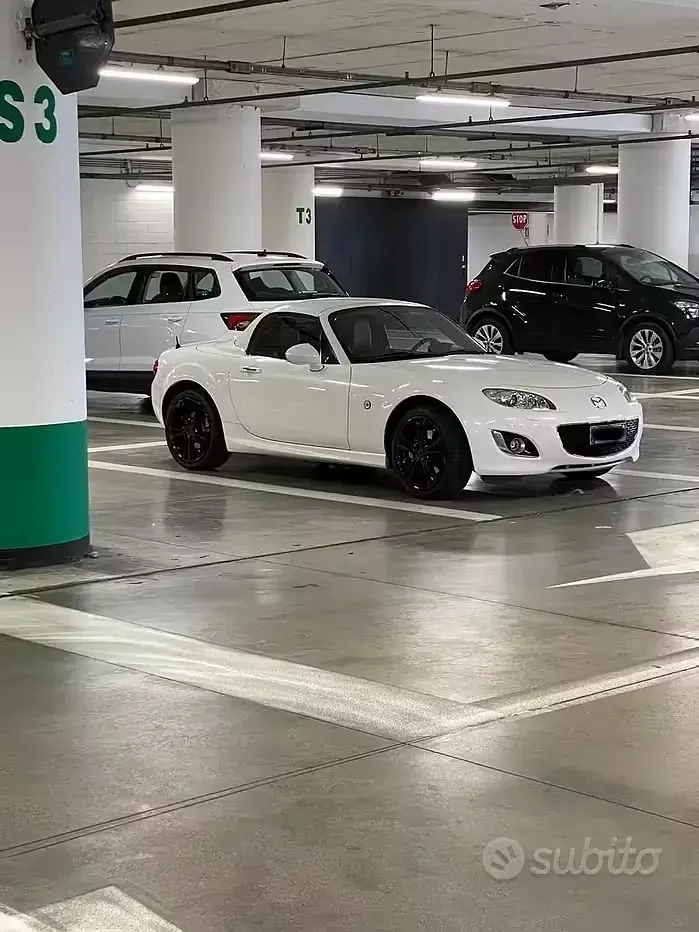 Usata Mazda MX5 160 CV (117 kW) 2011 Bianco Cabrio