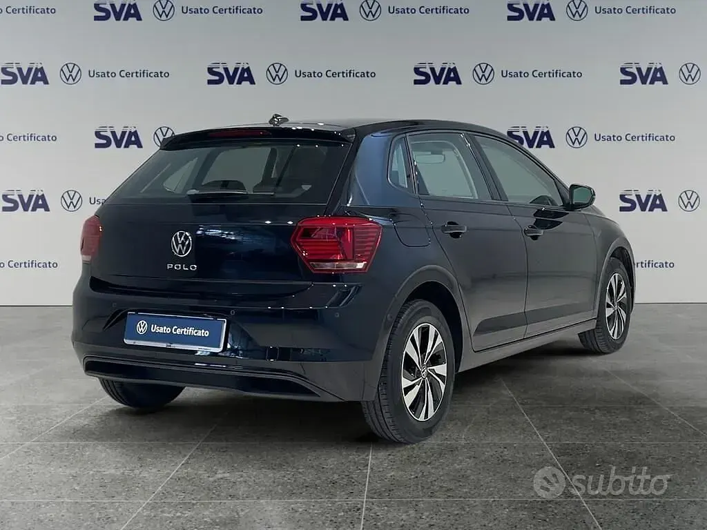 Usata VW Polo Comfortline 95 CV (69 kW) 2021 Nero Utilitaria