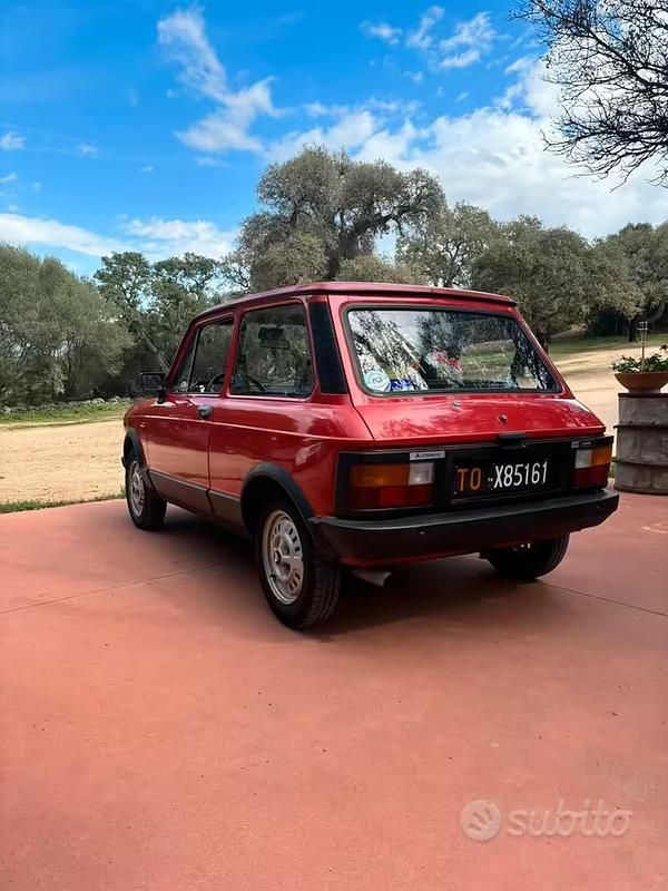 Usata Autobianchi A112 1983 Rosso Utilitaria