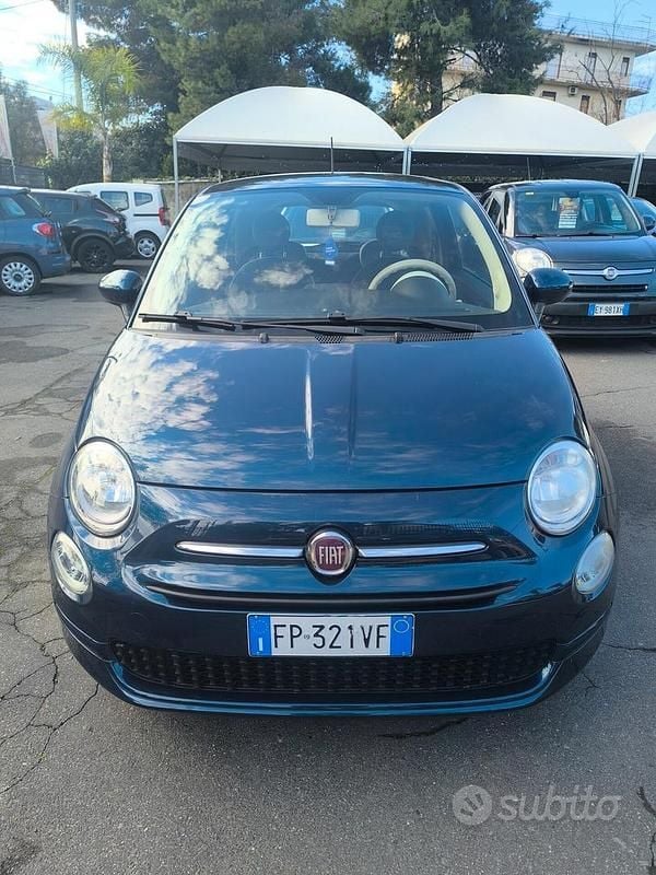 Usata Fiat 500 Lounge 69 CV (50 kW) 2018 Blu Berlina
