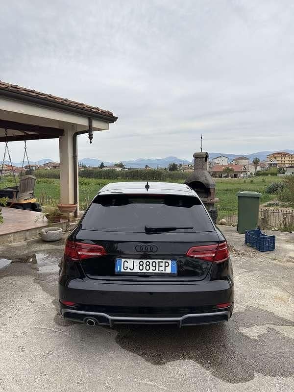 Usata Audi A3 S-Line 116 CV (85 kW) 2017 Nero Berlina