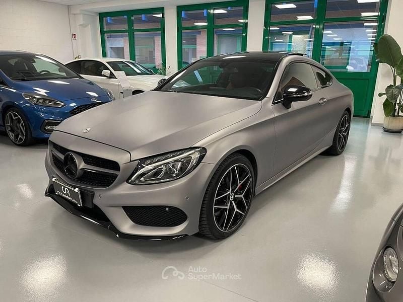 Occasion Mercedes C300 AMG line 245 ch (180 kW) 2018 Gris Coupé