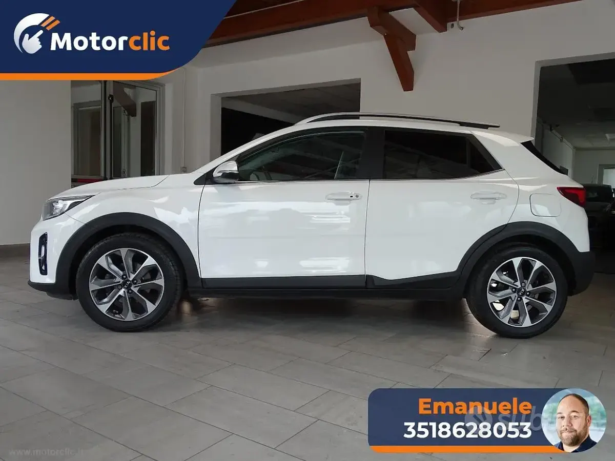 Usata Kia Stonic 100 CV (73 kW) 2020 Bianco SUV