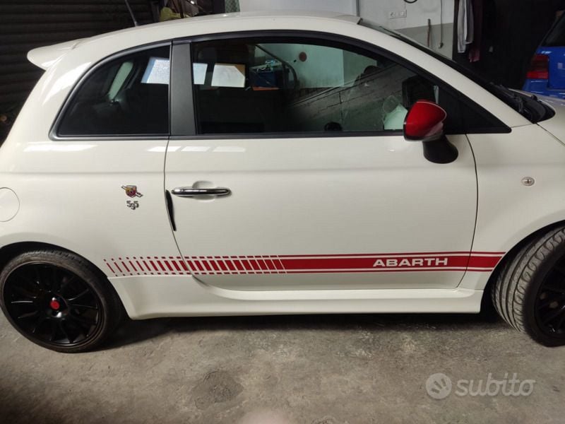 Usata Abarth 595 160 CV (117 kW) 2016 Bianco Utilitaria
