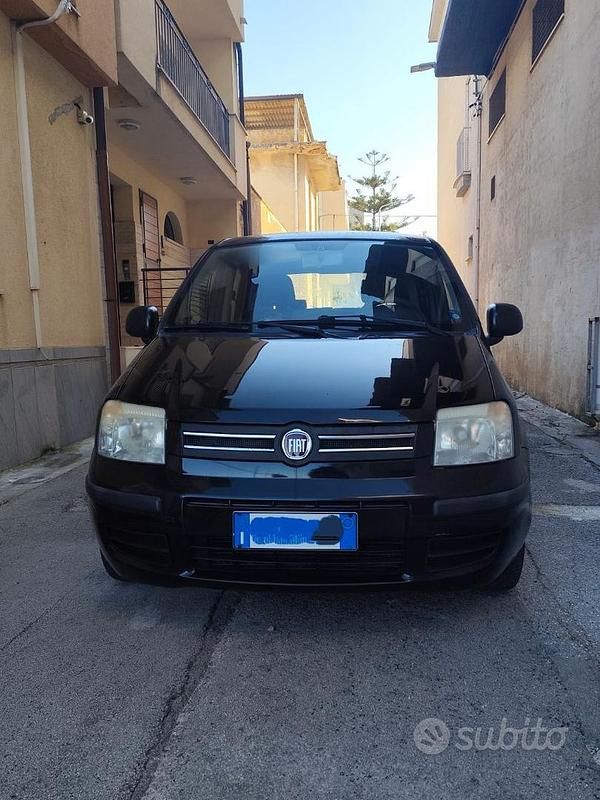 Usata Fiat Panda 2008 Nero Utilitaria