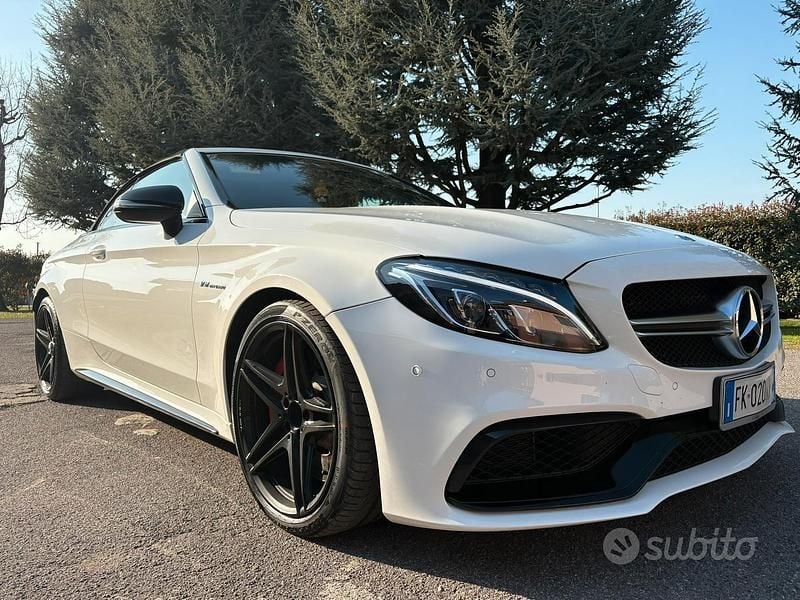 Usata Mercedes C63S AMG AMG 2017 Bianco Cabrio