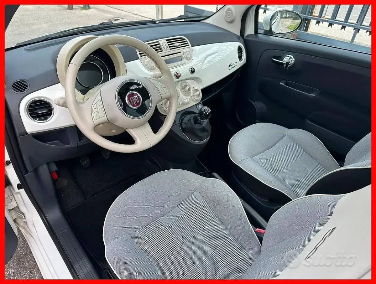Usata Fiat 500 Lounge 69 CV (50 kW) 2016 Bianco Berlina