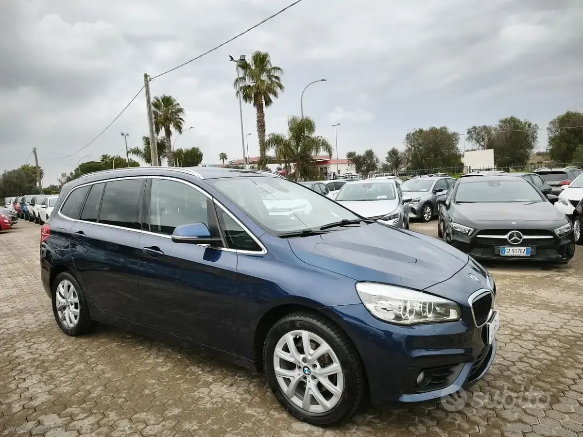 Usata BMW 216 Gran Tourer Advantage 116 CV (85 kW) 2018 Blu/azzurro Monovolume