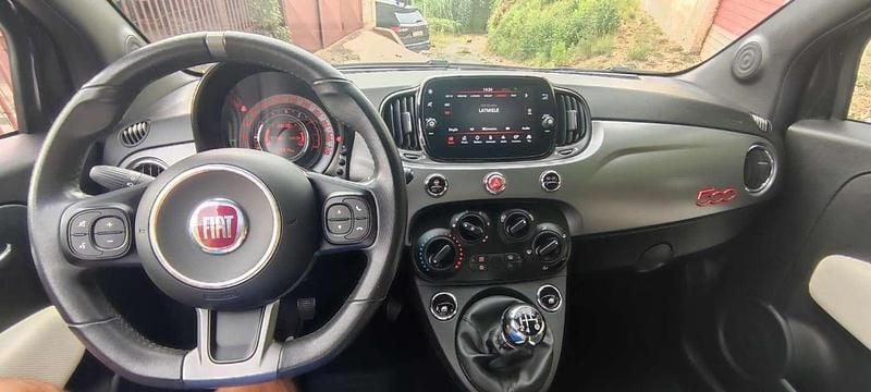 Usata Fiat 500 Collezione 69 CV (50 kW) 2019 Nero Utilitaria