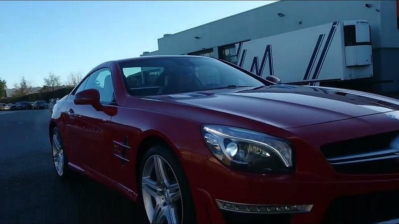 Usata Mercedes SL63 AMG AMG 537 CV (394 kW) 2012 Rosso Cabrio