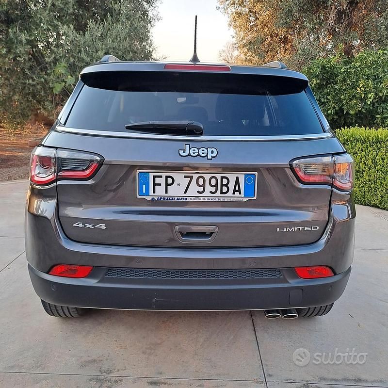 Usata Jeep Compass Limited 140 CV (102 kW) 2018 Grigio SUV