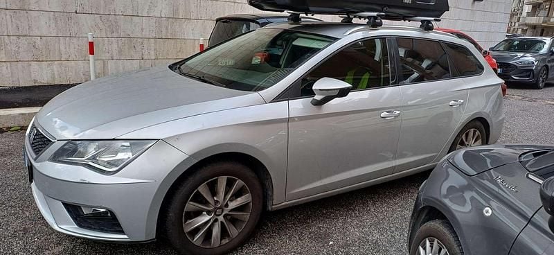 Usata Seat Leon ST Business 116 CV (85 kW) 2018 Argento Station wagon
