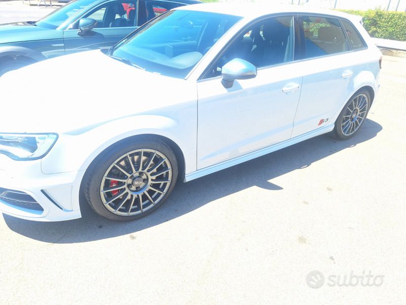Usata Audi S3 300 CV (220 kW) 2014 Bianco Berlina