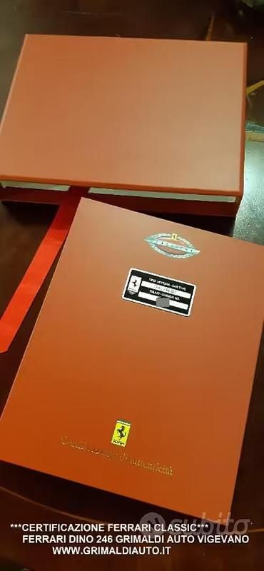 Usata Ferrari Dino 246 1970 Rosso Coupé