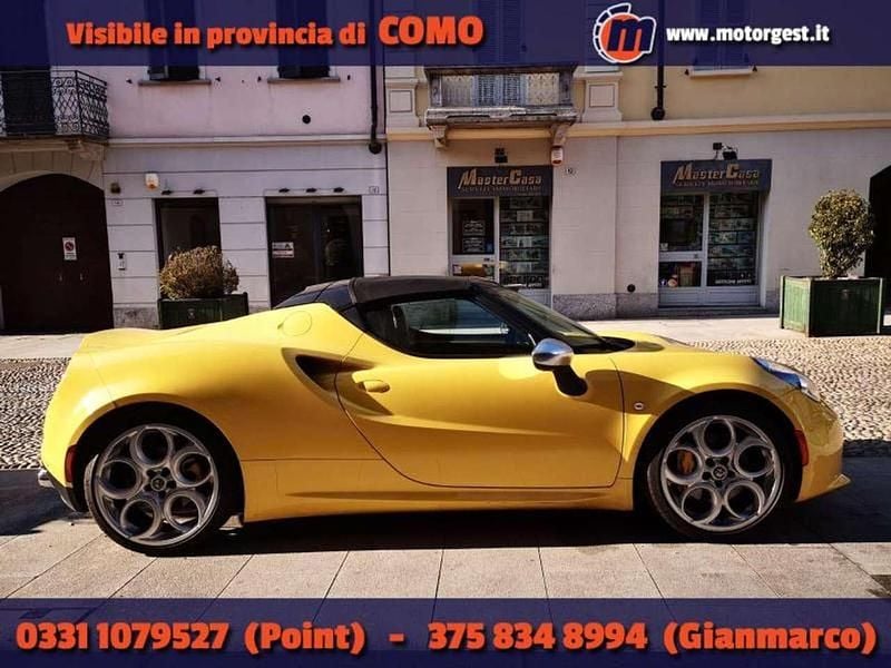 Second-hand Alfa Romeo 4C Spider 241 CP (177 kW) 2017 Galben Cabrio
