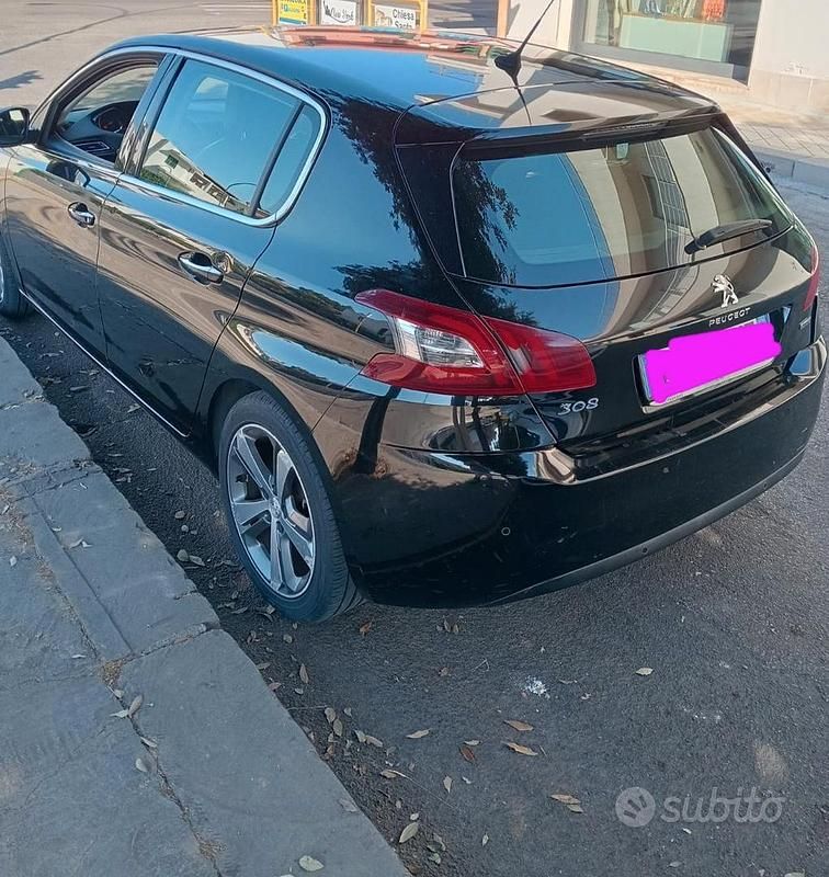 Usata Peugeot 308 Allure 2015 Nero Berlina