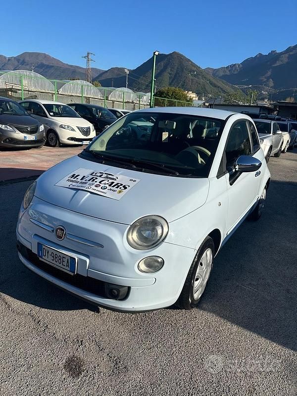 Usata Fiat 500 75 CV (55 kW) 2009 Bianco Cabrio