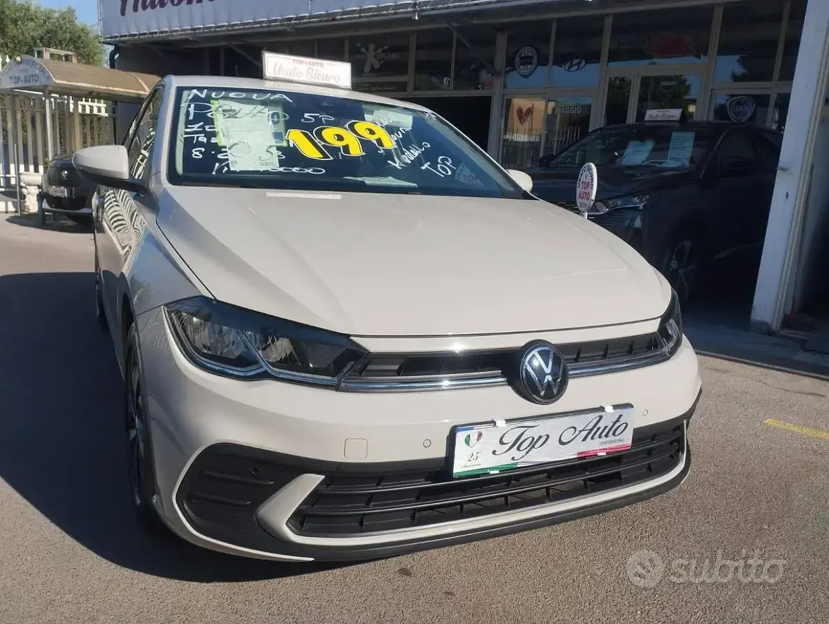Usata VW Polo 65 CV (47 kW) 2023 Grigio Utilitaria