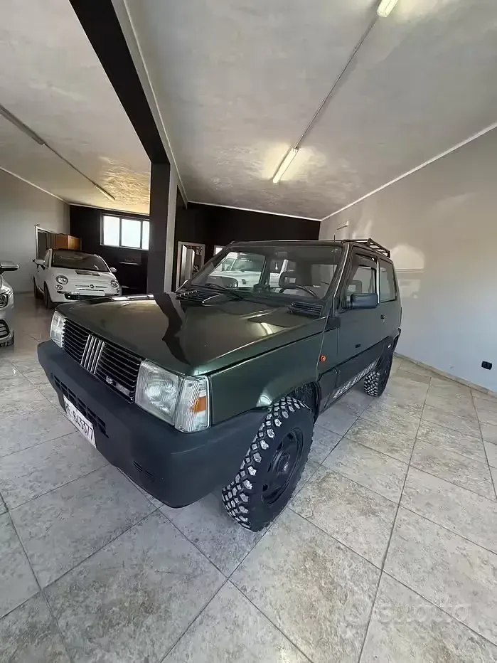 Usata Fiat Panda 4x4 50 CV (36 kW) 1990 Verde Utilitaria