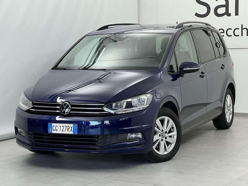 Usata VW Touran Business 122 CV (89 kW) 2021 Blu Monovolume