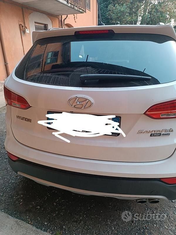 Usata Hyundai Santa Fe Comfort 150 CV (110 kW) 2014 Bianco SUV