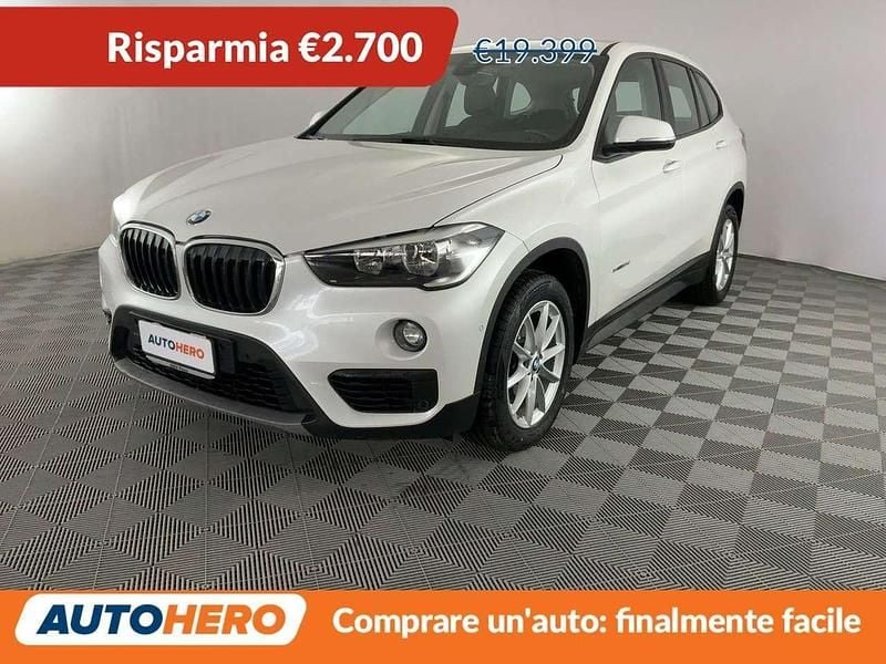Usata BMW X1 Advantage 150 CV (110 kW) 2016 Bianco SUV