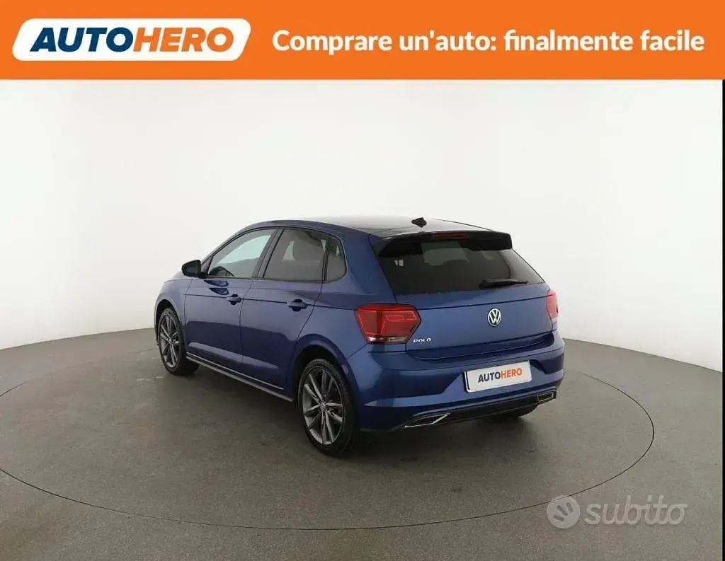 Usata VW Polo Highline 116 CV (85 kW) 2018 Blu Utilitaria