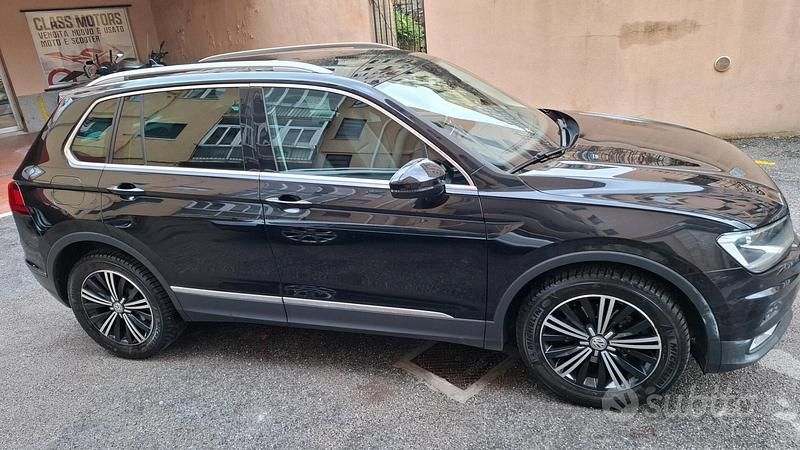 Usata VW Tiguan Style 150 CV (110 kW) 2017 Nero SUV