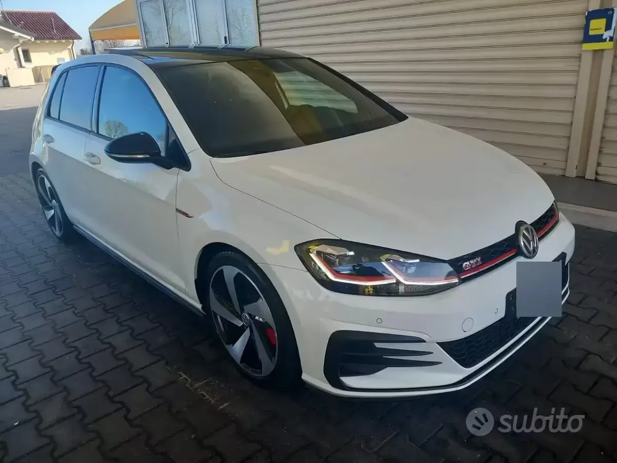 Usata VW Golf VII GTI 245 CV (180 kW) 2017 Bianco Berlina