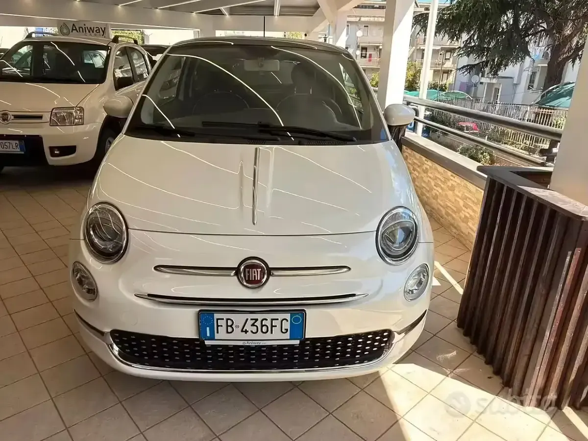 Usata Fiat 500 Lounge 69 CV (50 kW) 2016 Bianco Berlina