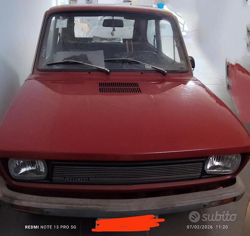 Usata Fiat 127 1980 Rosso