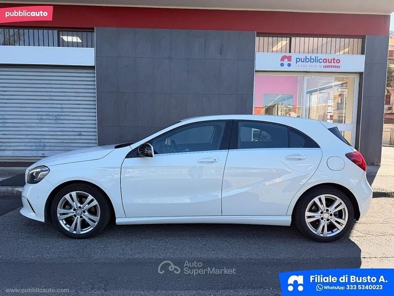 Usata Mercedes A200 136 CV (100 kW) 2017 Bianco Berlina