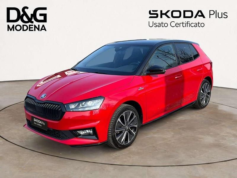 Usata Skoda Fabia Monte Carlo 95 CV (69 kW) 2023 Rosso Utilitaria