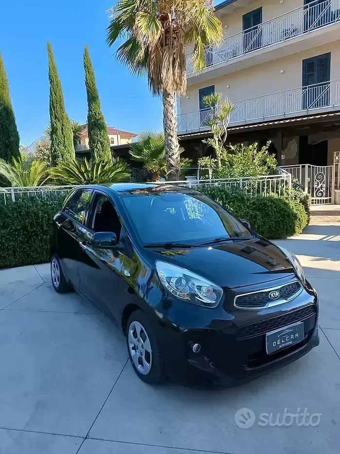 Gebraucht Kia Picanto 67 PS (49 kW) 2015 Schwarz Kleinwagen