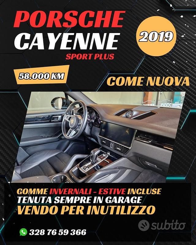 Usata Porsche Cayenne Sport 2019 SUV