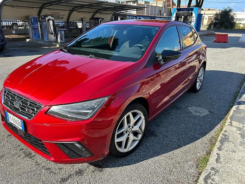 Usata Seat Ibiza FR 90 CV (66 kW) 2019 Rosso Utilitaria