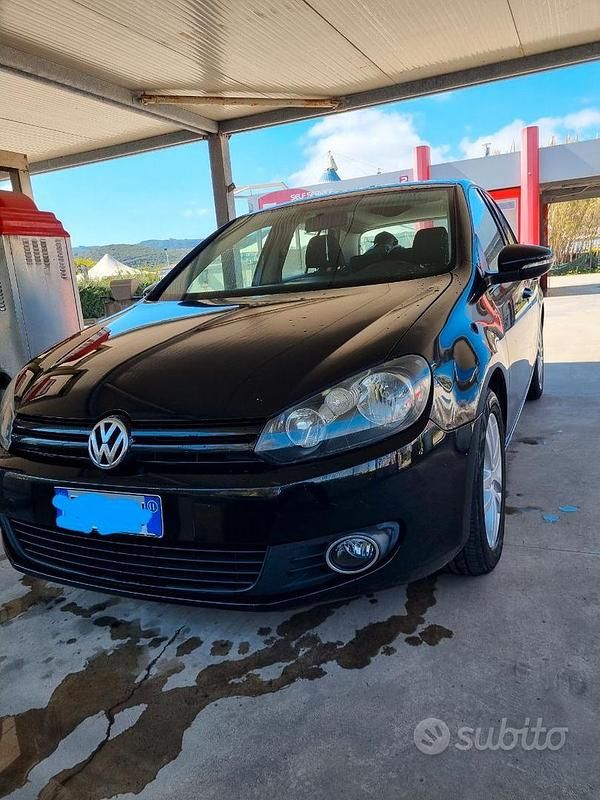 Usata VW Golf VI 80 CV (58 kW) 2011 Nero Utilitaria
