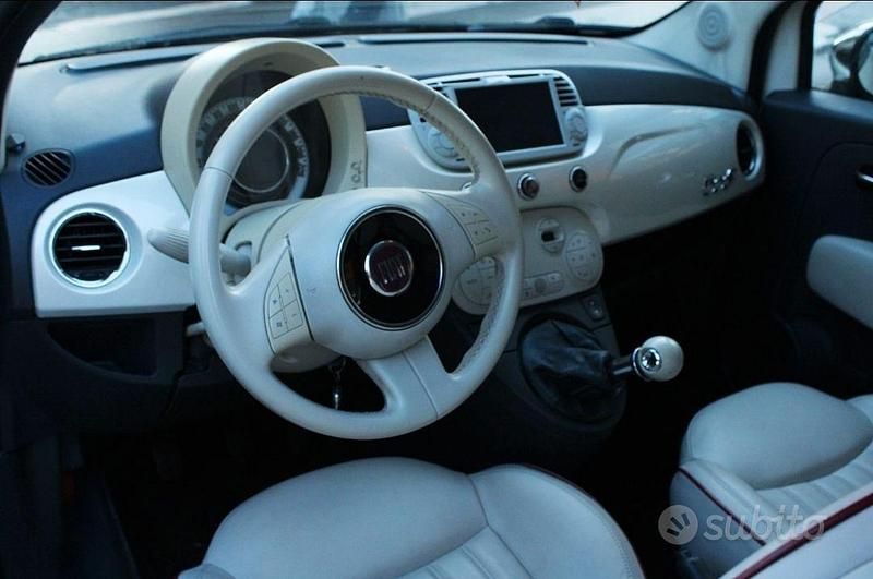 Usata Fiat 500C Rock 69 CV (50 kW) 2010 Bianco Cabrio