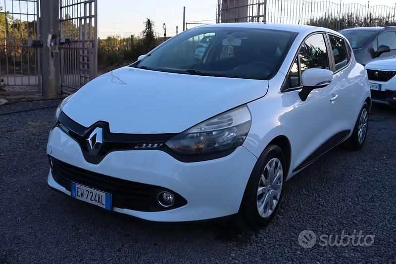 Usata Renault Clio IV 75 CV (55 kW) 2014 Bianco Berlina