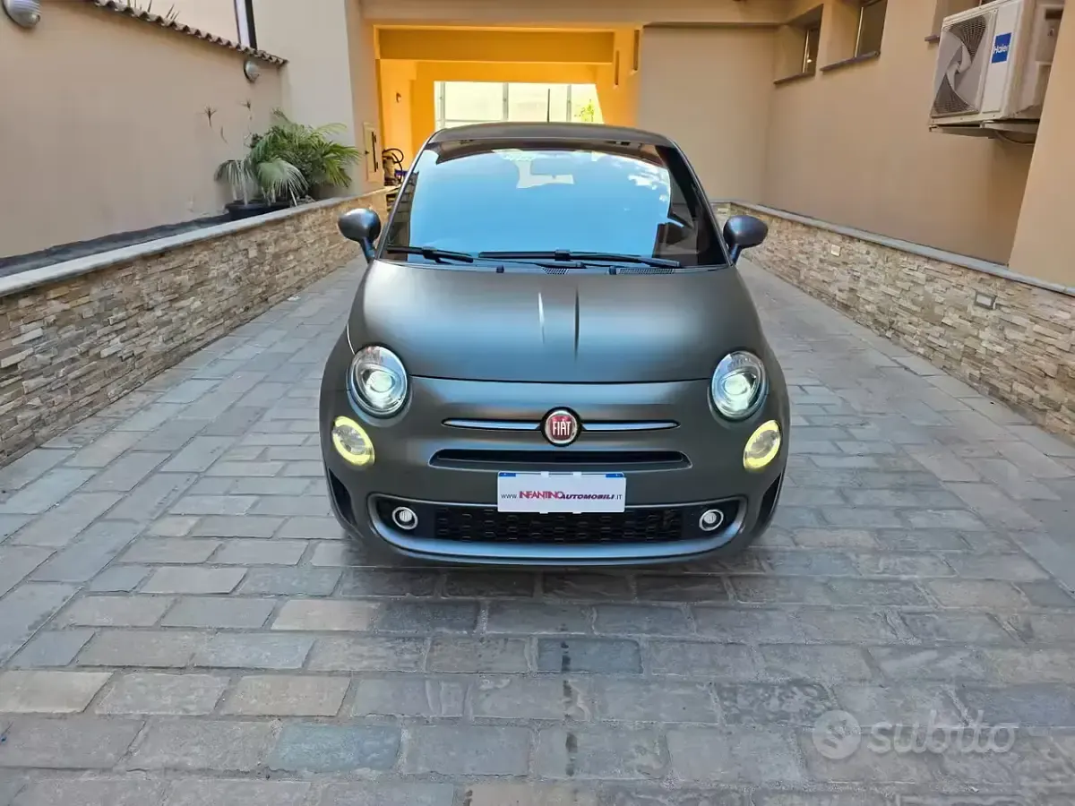 Begagnad Fiat 500 S 69 HK (50 kW) 2018 Grå Halvkombi