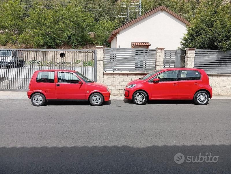 Rosso Usata 1996 Fiat Cinquecento Due volumi | 5000 € - Immagine 1/4