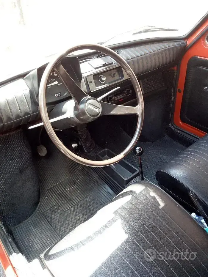 Usata Fiat 126 1970 Rosso Utilitaria